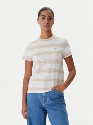 Tommy Jeans T-Shirt DW0DW21834 Beżowy Regular Fit. Brązowe t-shirty Tommy Jeans, l, bez wzorów, z bawełny, bez kołnierzyka, bez ramiączek. Za 149.99 zł.