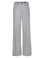 Herrlicher Spodnie "Lovely" w kolorze jasnoszarym rozmiar: W28. Szare spodnie materiałowe Herrlicher, bez wzorów, z materiału, z podwyższonym stanem. Za 208.99 zł.