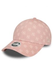 New Era Czapka z daszkiem Wmns Monogram 940 Nyy 60434993 Różowy. Czerwone czapki New Era, bez wzorów, z materiału. Za 89.99 zł.
