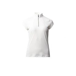 Damskie jeździeckie polo B Vertigo Joelle. Białe koszulki polo B VERTIGO, l, bez wzorów, z materiału, bez kołnierzyka, bez ramiączek. Za 219.50 zł.