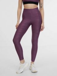 Orsay Legginsy sportowe w kolorze fioletowym rozmiar: M. Różowe legginsy Orsay, m, bez wzorów, z materiału, z podwyższonym stanem, outdoorowe. Za 79.45 zł.