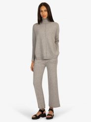 APART 2-częściowy zestaw w kolorze szarym rozmiar: 38. Szare golfy Apart, bez wzorów, bez ramiączek. Za 306.01 zł.