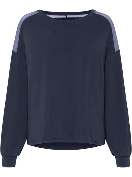 Naturana Bluza w kolorze granatowym rozmiar: M. Niebieskie bluzy Naturana, m, bez wzorów, bez kaptura. Za 114.44 zł.