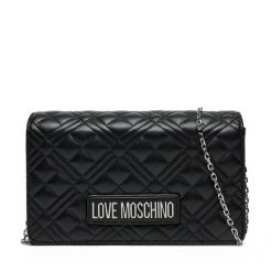 Torebka LOVE MOSCHINO. Czarne listonoszki Love Moschino, bez wzorów, bez dodatków. Za 309.99 zł.
