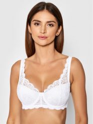 Triumph Biustonosz z fiszbiną Amourette 300 10166798 Biały. Białe biustonosze Triumph, bez wzorów, z syntetyku. Za 129.00 zł.