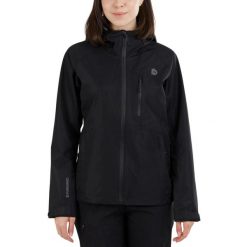 Płaszcz przeciwdeszczowy damski Fundango Piora Waterproof. Czarne płaszcze FUNDANGO, xl, bez wzorów, z poliesteru, bez kaptura. Za 419.90 zł.