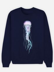 WOOOP Bluza "Space Jelly" w kolorze granatowym rozmiar: M. Niebieskie bluzy Wooop, m, bez wzorów, bez kaptura. Za 105.88 zł.