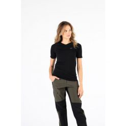 Koszulka turystyczna damska Woolona Elma Merino. Czarne koszulki sportowe WOOLONA, bez wzorów, bez ramiączek. W wyprzedaży za 261.00 zł.