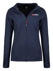Geographical Norway Kurtka polarowa "Tug" w kolorze granatowym rozmiar: XXL. Niebieskie swetry Geographical Norway, xxl, bez wzorów, z polaru, bez ramiączek. Za 74.81 zł.