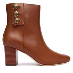 Botki LAUREN RALPH LAUREN. Brązowe botki Lauren Ralph Lauren, bez wzorów, bez obcasa, na słupku, bez zapięcia. Za 1,199.00 zł.