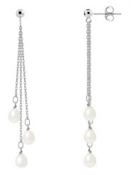 Pearl Addict Srebrne kolczyki-wkrętki z perłami rozmiar: onesize. Białe kolczyki Pearl Addict, z perłą, srebrne. Za 252.99 zł.