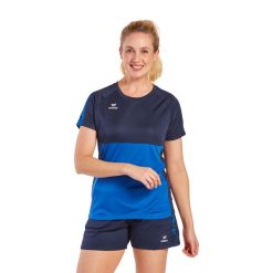 Damska koszulka Erima Six Wings. Niebieskie bluzki Erima, s, bez wzorów, sportowe, bez kołnierzyka, bez ramiączek. Za 166.00 zł.