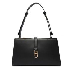 Torebka Tommy Hilfiger. Czarne torebki klasyczne TOMMY HILFIGER, bez wzorów, bez dodatków. Za 649.99 zł.