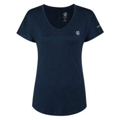 T-Shirt Sportowy Damski. Niebieskie koszulki sportowe Dare 2b, bez wzorów, bez ramiączek, trekkingowe. Za 89.99 zł.