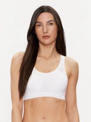 Athlecia Biustonosz sportowy Rosemary W Sports Bra E181384 Biały Regular Fit. Białe koszulki sportowe Athlecia, bez wzorów, z syntetyku, bez ramiączek, na jogę i pilates. Za 69.99 zł.