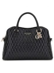 Guess Torebka w kolorze czarnym - 31 x 20 x 10 cm rozmiar: onesize. Czarne torebki klasyczne Guess, z aplikacjami, z materiału, bez dodatków. Za 519.45 zł.