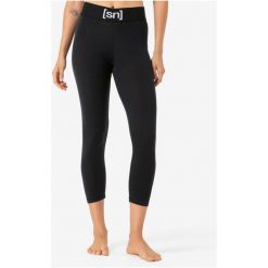 Spodnie termoaktywne 3/4 damskie SUPER.NATURAL Tundra 175 Tight 3/4. Czarne bielizna sportowa super.natural, l, bez wzorów. W wyprzedaży za 280.49 zł.
