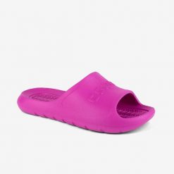 Coqui Viki damskie klapki slip-on, Coquiair, orchid dusk. Czerwone klapki Coqui, bez wzorów, z materiału, bez obcasa. Za 125.99 zł.