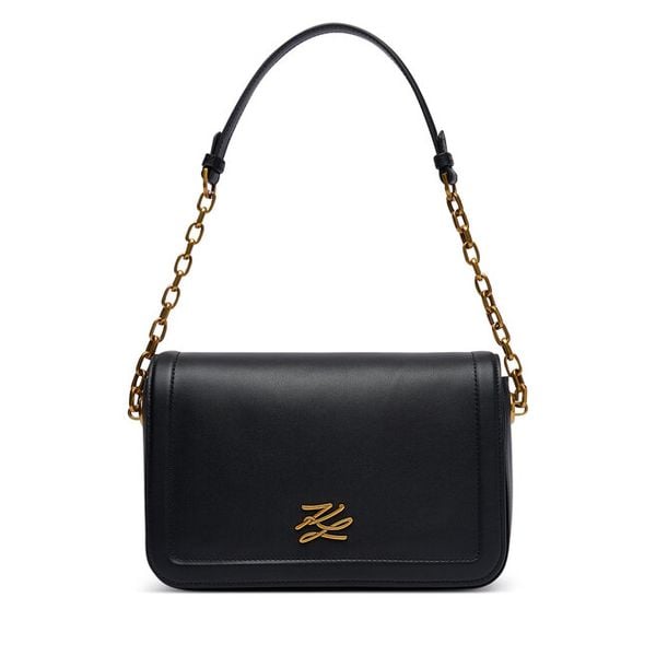 Torebka KARL LAGERFELD. Czarne torebki klasyczne KARL LAGERFELD, bez wzorów, bez dodatków. Za 869.99 zł.