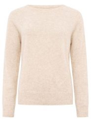 Zwillingsherz Kaszmirowy sweter w kolorze beżowym rozmiar: S. Brązowe swetry Zwillingsherz, s, bez wzorów, z kaszmiru, bez ramiączek. Za 408.49 zł.