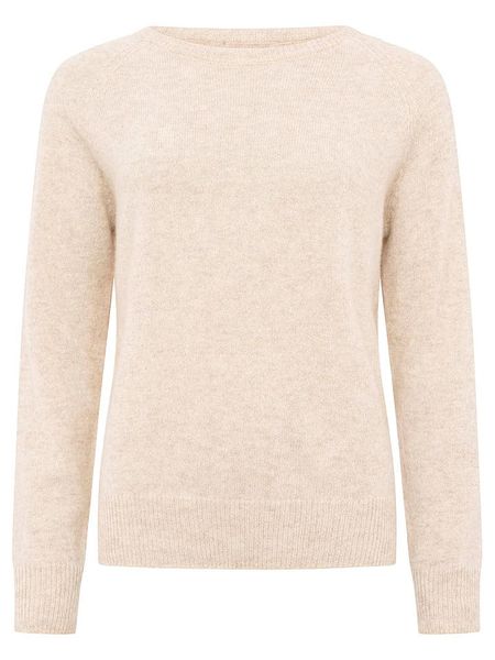 Zwillingsherz Kaszmirowy sweter w kolorze beżowym rozmiar: S. Brązowe swetry Zwillingsherz, s, bez wzorów, z kaszmiru, bez ramiączek. Za 347.25 zł.