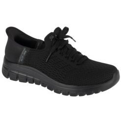 Buty sportowe Sneakersy damskie, Graceful - First Blush. Czarne obuwie sportowe Skechers, bez zapięcia, trekkingowe, Skechers Sport. Za 299.99 zł.