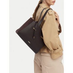 Torebka MEXX. Brązowe shopper Mexx, bez wzorów, bez dodatków. Za 219.99 zł.