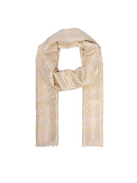 Liu Jo Szalik 2F6036 T0300 Beżowy. Brązowe rękawiczki Liu Jo, bez wzorów, z syntetyku. Za 299.99 zł.