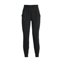 Spodnie treningowe damskie Under Armour Motion Jogger. Czarne spodnie dresowe Under Armour, l, bez wzorów, z dresówki, na fitness i siłownię. Za 378.00 zł.