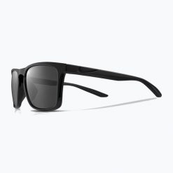 Okulary przeciwsłoneczne Nike Sky Ascent. Czarne okulary przeciwsłoneczne Nike, bez wzorów, sportowe. W wyprzedaży za 298.55 zł.