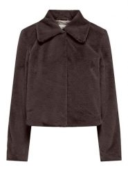 JDY Kurtka "Macy" w kolorze brązowym ze sztucznego futerka rozmiar: XL. Brązowe kurtki JDY, xl, bez wzorów, bez kaptura. Za 169.95 zł.