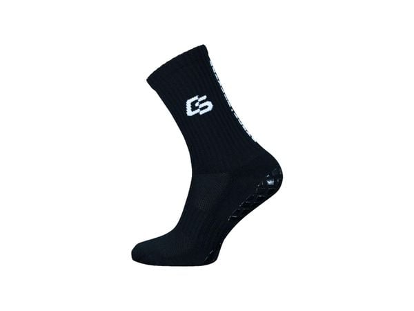 Skarpety antypoślizgowe Control Socks. Czarne skarpety FOOTBALL MASTERS, bez wzorów, z materiału. Za 39.00 zł.