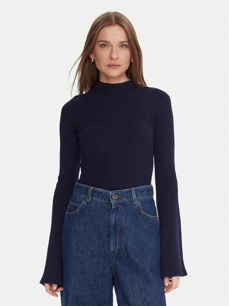 Kontatto Golf 3M0816C Granatowy Regular Fit. Niebieskie golfy Kontatto, m, bez wzorów, z syntetyku, bez ramiączek. Za 269.99 zł.