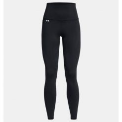 Legginsy damskie Under Armour Motion Ultra High-Rise. Czarne legginsy Under Armour, s, bez wzorów. Za 149.99 zł.
