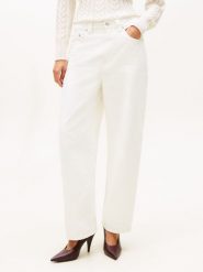 Tommy Hilfiger Dżinsy - Barrel Kobiety Bawełna biały, 28-32. Białe jeansy TOMMY HILFIGER, bez wzorów. Za 329.95 zł.