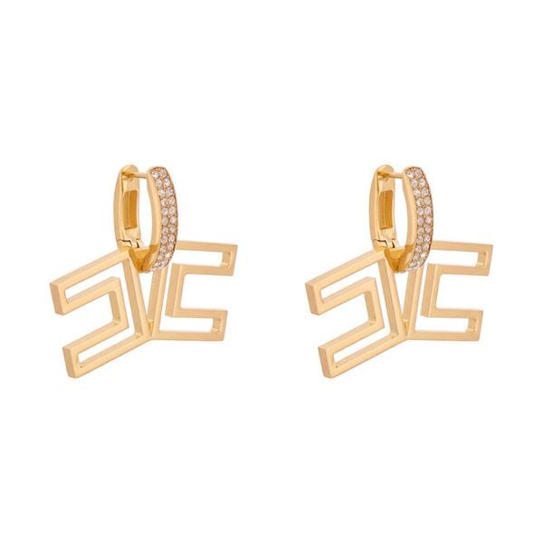 Kolczyki Elisabetta Franchi. Żółte kolczyki Elisabetta Franchi, złote. Za 1,019.00 zł.