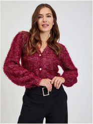 Orsay Kardigan w kolorze bordowym rozmiar: L. Czerwone kardigany Orsay, l, bez wzorów. Za 66.00 zł.