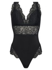 Hunkemöller Body Posie 302452 Czarny. Czarne body Hunkemöller, xs, bez wzorów, z syntetyku. Za 139.99 zł.