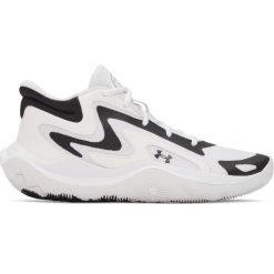 Buty do koszykówki Under Armour Jet '25. Białe trekkingi Under Armour, z gumy, do koszykówki. Za 408.60 zł.