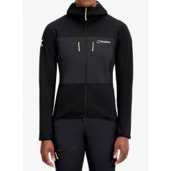 Bluza polarowa damska Berghaus MTN Guide MW Hoody. Czarne bluzy Berghaus, bez wzorów, z polaru, bez kaptura. Za 670.99 zł.