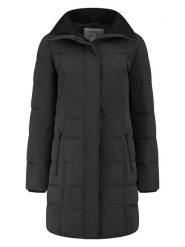 MGO leisure wear Płaszcz pikowany "Olivia" w kolorze czarnym rozmiar: XXL. Czarne płaszcze MGO leisure wear, xxl, z aplikacjami, ze skóry, bez kaptura. Za 184.46 zł.