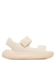 Nike Sandały Calm Sandal FZ3125 800 Écru. Sandały Nike, bez wzorów, ze skóry, bez obcasa, bez zapięcia. Za 339.99 zł.