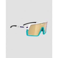 Okulary RUDY PROJECT KELION BAHRAIN VICTORIUS WHITE GLOSS Multilaser Gold. Białe okulary przeciwsłoneczne Rudy Project, bez wzorów, sportowe. W wyprzedaży za 660.00 zł.