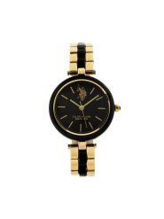 U.S. Polo Assn. Zegarek USP8362BK Złoty. Żółte, analogowe zegarki U.S. Polo Assn., metalowe. Za 469.99 zł.