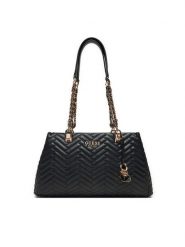Guess Torebka HWQG95 08090 Czarny. Czarne torebki klasyczne Guess, z aplikacjami, ze skóry, bez dodatków. Za 449.99 zł.