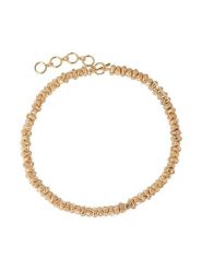 Otazu Pozłacany naszyjnik z kryształami Swarovski - dł. 42 cm rozmiar: onesize. Białe naszyjniki Otazu, z kryształem, pozłacane. Za 130.99 zł.