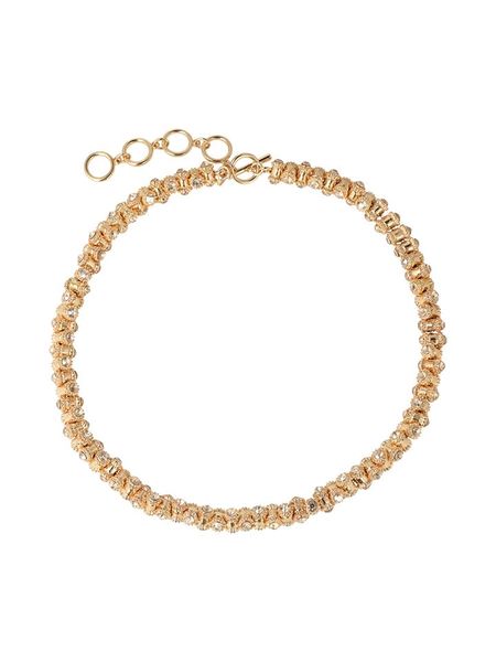 Otazu Pozłacany naszyjnik z kryształami Swarovski - dł. 42 cm rozmiar: onesize. Białe naszyjniki Otazu, z kryształem, pozłacane. Za 130.99 zł.