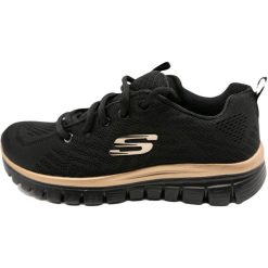 Buty do chodzenia damskie, Skechers Graceful-Get Connected. Czarne obuwie sportowe Skechers, z materiału, bez zapięcia, trekkingowe, Skechers Sport. Za 199.99 zł.