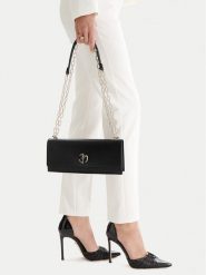 Eva Minge Torebka EO-ANIKA-LDA8635 Czarny. Czarne listonoszki Eva Minge, bez wzorów, z materiału, bez dodatków. Za 199.99 zł.