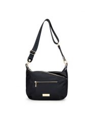 Monnari Torebka TORIMP0-24Z-BAG4690-K020 Czarny. Czarne listonoszki Monnari, bez wzorów, ze skóry, bez dodatków. Za 259.99 zł.